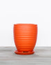Tangerine Planter<br> Large or Small