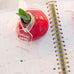 Waxed Amaryllis Bulb - Red Wax, White Bloom